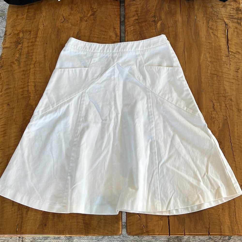 Express White Skirt
